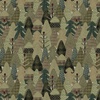 Studio E Fabric Snowy Days and Frosty Nights Woolen Forest Moss