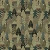 Studio E Fabric Snowy Days and Frosty Nights Woolen Forest Moss
