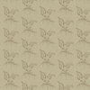Andover Fabrics Cocoa Pink Fiddleheads Umber