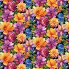 Studio E Fabrics Flower Fusion Large Packed Floral Multi