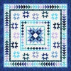 Watercolor Blossoms Medallion March Free Quilt Pattern
