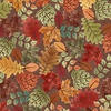 Maywood Studio Hello Autumn Leaf Pile Brown/Multi