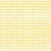 Clothworks Sunflower Bouquets Gingham Yellow
