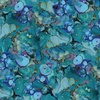 P&B Textiles Painted Sea Tonal Allover Teal Blue