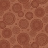 P&B Textiles Floral Chic Tossed Mandalas Dark Peach
