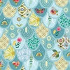 Benartex Follow Your Joy Bargello Teal/Multi