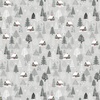 Benartex Nordic Cabin All Over Light Gray