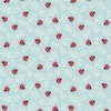 Studio E Fabric In The Thicket Tossed Ladybugs Light Blue