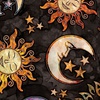 QT Fabrics Moonshadow Sun and Moon Toss Charcoal