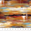 Northcott Tranquil Tides Sail Boats Ochre/Multi