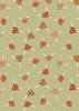 Lewis and Irene Fabrics Highlands Cows Green