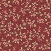 Andover Fabrics Cocoa Pink Flower Vine Oxide