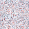 Blank Quilting Hexi-Dots 108 Inch Wide Backing Fabric Concentric Hexi-Dots Patriotic