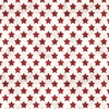 P&B Textiles Farmhouse Americana Set Stars Cream/Red