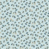 Henry Glass Norwegian Forest Mushrooms Pale Blue