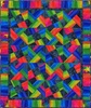 Ombre Batik Puzzle Free Quilt Pattern