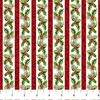 Northcott Holiday Joy Holly Stripe Cream/Multi