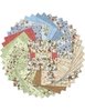 Gnome and Garden 10" Squares by Wilmington Prints