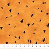 Northcott Spellbound Mini Crows Orange