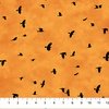 Northcott Spellbound Mini Crows Orange