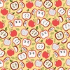 P&B Textiles Love Teach Inspire Apples for Teacher Yellow