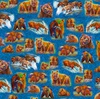P&B Textiles Bear in Mind Bright Bear Vignette Blue/Multi
