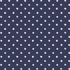 P&B Textiles Indigo Song Polka Dots Navy/White
