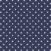 P&B Textiles Indigo Song Polka Dots Navy/White