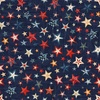 QT Fabrics American Tapestry 108 Inch Wide Backing Fabric Stars Navy
