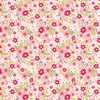 Benartex Among the Wildflowers Primrose Coral