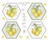 Henry Glass Fresh Picked Lemons Placemats Panel