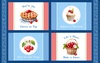 Wilmington Prints Sweet Cherry Placemat/Block Panel
