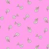 Andover Fabrics Flutter Daisies Pink