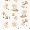 Figo Fabrics Tiny Waddles Ducks Cream