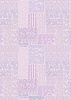 Lewis and Irene Fabrics Purrfect Book Club Cat Text Purple on Light Purple