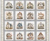 QT Fabrics Home Sweet Home Picture Patch Panel Gray
