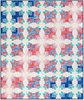 Watercolor Blossoms Waves Free Quilt Pattern
