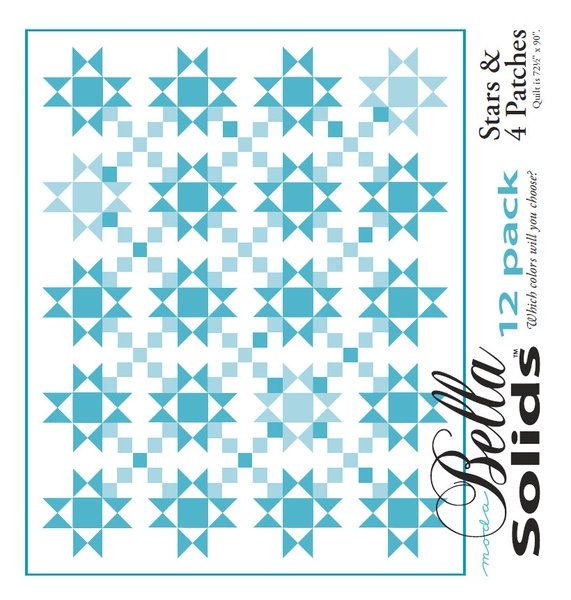 Moda 12 Pack Fat Quarter Pattern-of-the-Week 2016