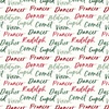 P&B Textiles Christmas Miniatures III Reindeer Names Cream