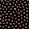 QT Fabrics Radiant Reflections Stained Glass Stars Black