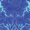 Benartex Flower Festival Garden Damask Blue