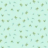 Henry Glass Serene Garden Rosebuds Aqua