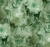 Hoffman Fabrics Forest Fawn Ferns and Deer Fern