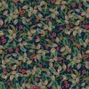 P&B Textiles Joyful Packed Pinecone Sprigs Navy