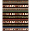 QT Fabrics Rule the Roost Rooster Border Stripe Multi