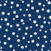 Benartex Seaside Garden Wild Strawberries Cobalt