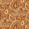 Andover Fabrics Luxe Paisley Rust