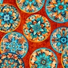 QT Fabrics Oasis Fiesta Circles Red