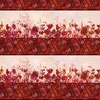 In The Beginning Fabrics Allure Border Red