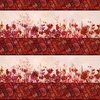 In The Beginning Fabrics Allure Border Red